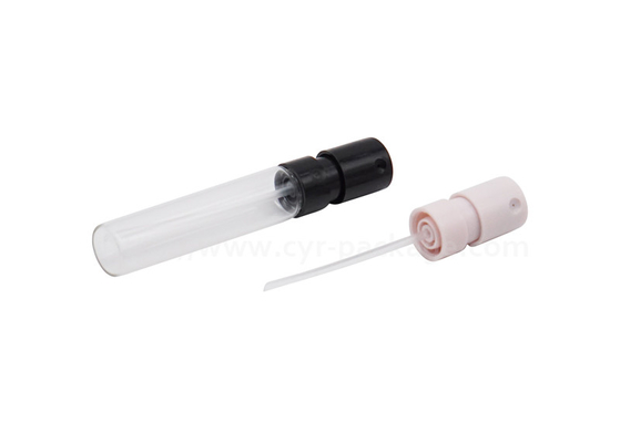 Mini Glass Perfume Tester Bottle com o atomizador plástico da bomba 3ml do pulverizador