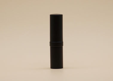 Portable magro preto convexo médio do tubo do batom de Matt para o empacotamento cosmético