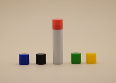tubos do bálsamo de bordo da forma do cilindro 5g, cor natural dos tubos vazios do brilho do bordo