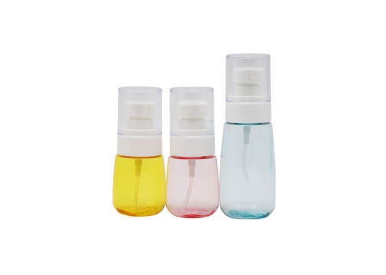 garrafa cosmética do pulverizador do tonalizador plástico colorido do animal de estimação 100ml para cuidados pessoais