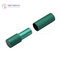 Tipo de ímã tubo de batom vazio de alumínio verde fosco 3,8g