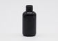 O pulverizador plástico recarregável contínuo do preto 30ml engarrafa o ombro redondo das garrafas do plástico do animal de estimação
