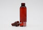 Esvazie o tamanho plástico recarregável 100ml do pescoço da cor 24mm de Brown escuro das garrafas do pulverizador