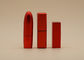 Tubos vermelhos do bálsamo de bordo do volume pequeno, recipientes personalizados do batom