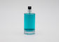 O pulverizador de perfume de vidro da forma redonda engarrafa 50ml com a pressão do preto na bomba do perfume