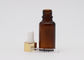 Uso material de vidro ambarino das garrafas do conta-gotas do óleo essencial para o óleo dos cuidados com a pele