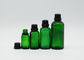 50ml verde cosmético garrafas de vidro de 1 conta-gotas da onça