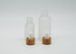 Garrafas de vidro de bambu geadas do conta-gotas do óleo 50ml essencial
