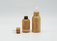 garrafa de bambu do conta-gotas de 30ml Cylinderical para cuidados pessoais