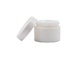 Cuidados pessoais de creme de empacotamento cosméticos vazios de vidro brancos do frasco 50g