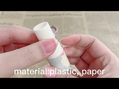 Plastic Inner Refillable  Empty Lipstick Tube Labeling Surface