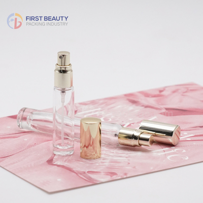 Flacon de teste de perfume / amostra de perfume de cor preta ou personalizada Flacon com pulverizador de pressão