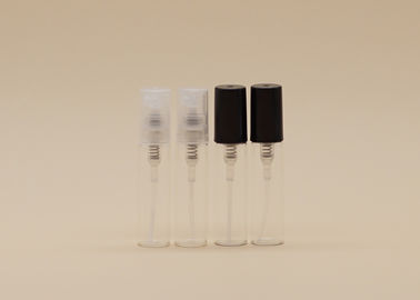 As mini garrafas de perfume recarregávéis de vidro claras multam a bomba do pulverizador da névoa com tampão dos PP