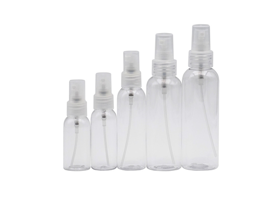 Garrafa fina clara 30ml 100ml 120ml do pulverizador da névoa transparente