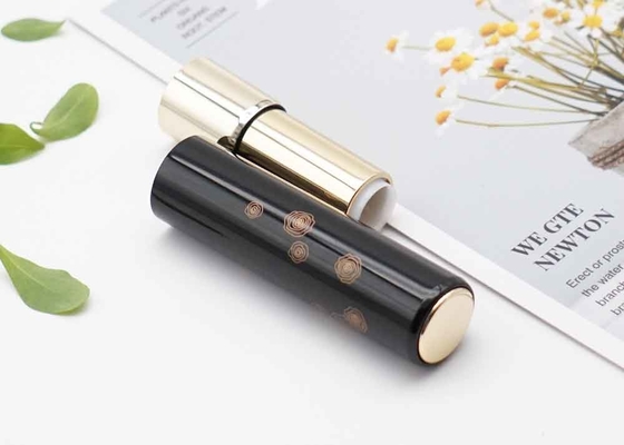 Do cilindro de alumínio aberto do tubo do batom da imprensa pacote cosmético vazio do tubo do batom 3.5g