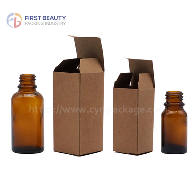 Botelha de óleo essencial de vidro de 30 ml