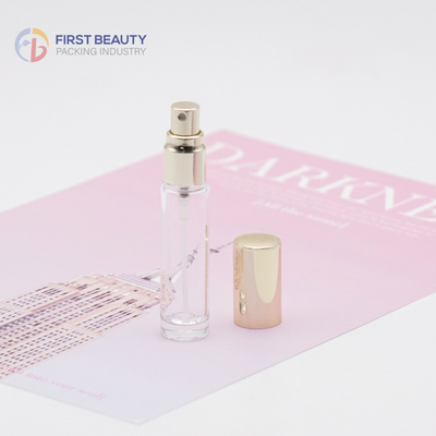 Garrafa reutilizável de vidro para teste de perfumes com pulverizador de enxaguante