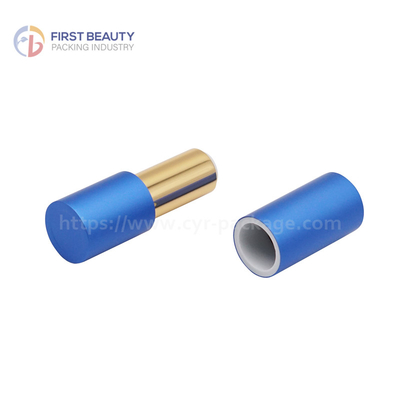 Glamouroso tubo de batom magnético de 3,8g com superfície pintada com spray vibrante