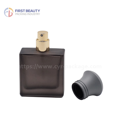 Perfume de plástico com tampa durável e durável para garrafas