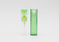 o pulverizador de perfume de vidro recarregável da cor 10ml verde engarrafa o atomizador do perfume