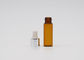 garrafa do conta-gotas do óleo essencial de 2ml Mini Amber Glass Tincture
