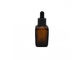 Conta-gotas 30Ml Amber Glass Essential Oil Bottle de borracha do látex de vidro