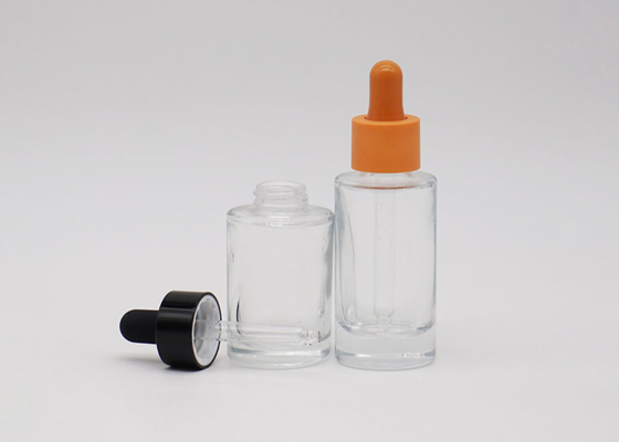 garrafa de vidro cosmética dos cuidados com a pele do conta-gotas 100ml do óleo essencial de 18mm