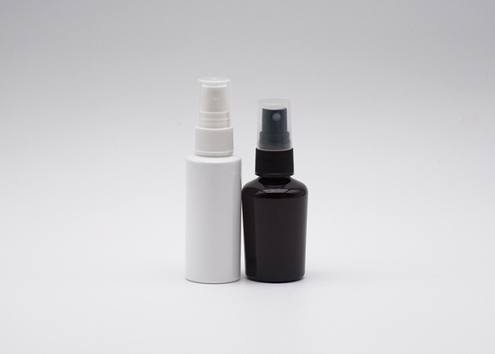 Garrafa fina vazia superior preto e branco 30ml 50ml do pulverizador da névoa