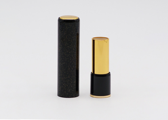 Do cilindro de alumínio aberto do tubo do batom da imprensa pacote cosmético vazio do tubo do batom 3.5g