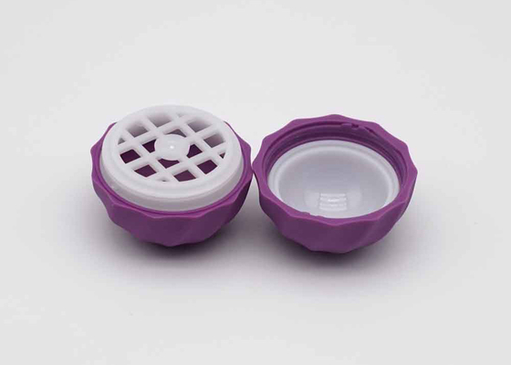 Tubo cosmético pequeno roxo escuro do recipiente de 7g Mini Cute Lip Balm Tube MOQ