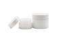 Cuidados pessoais de creme de empacotamento cosméticos vazios de vidro brancos do frasco 50g