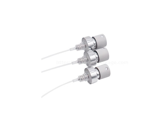 Cosmético branco da cor Fea18 do friso de perfume do pulverizador da bomba do derramamento de alumínio não