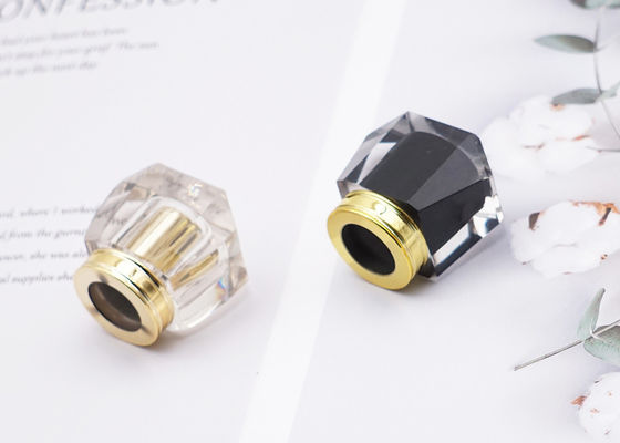 10000PCS a tampa acrílica cosmética FEA15 milímetro para o perfume engarrafa o costume da tampa do ouro