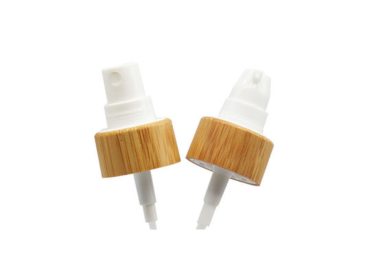 Pulverizador fino plástico da névoa do parafuso 20mm com o colar de bambu para garrafas