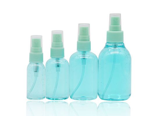 as garrafas cosméticas do animal de estimação de 15ml 30ml 60ml 100ml esvaziam garrafas plásticas claras recarregávéis do pulverizador