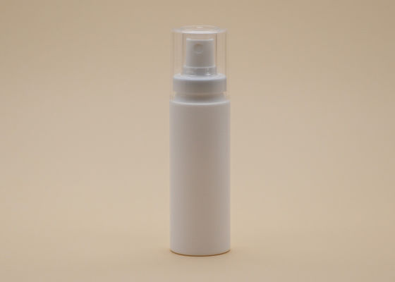 garrafas plásticas brancas do pulverizador da bomba de 60ml PP com resina clara de K sobre o tampão