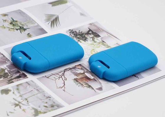 Cor azul bonita plástica de Mini Perfume Spray Bottle 25ml do atomizador do perfume