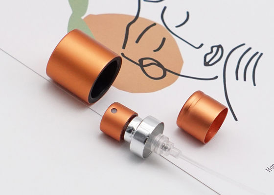 A névoa de alumínio da bomba do friso do perfume da garrafa pulveriza Fea 15mm com o colar